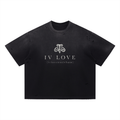IV LOVE BASICS TEE, BLACK