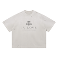 IV LOVE BASICS TEE, CREAM