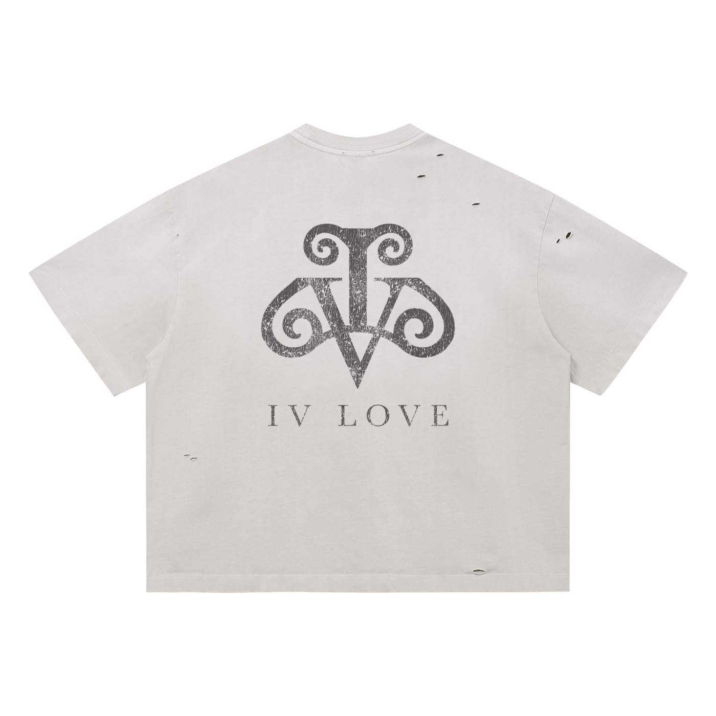 IV LOVE BASICS TEE, CREAM